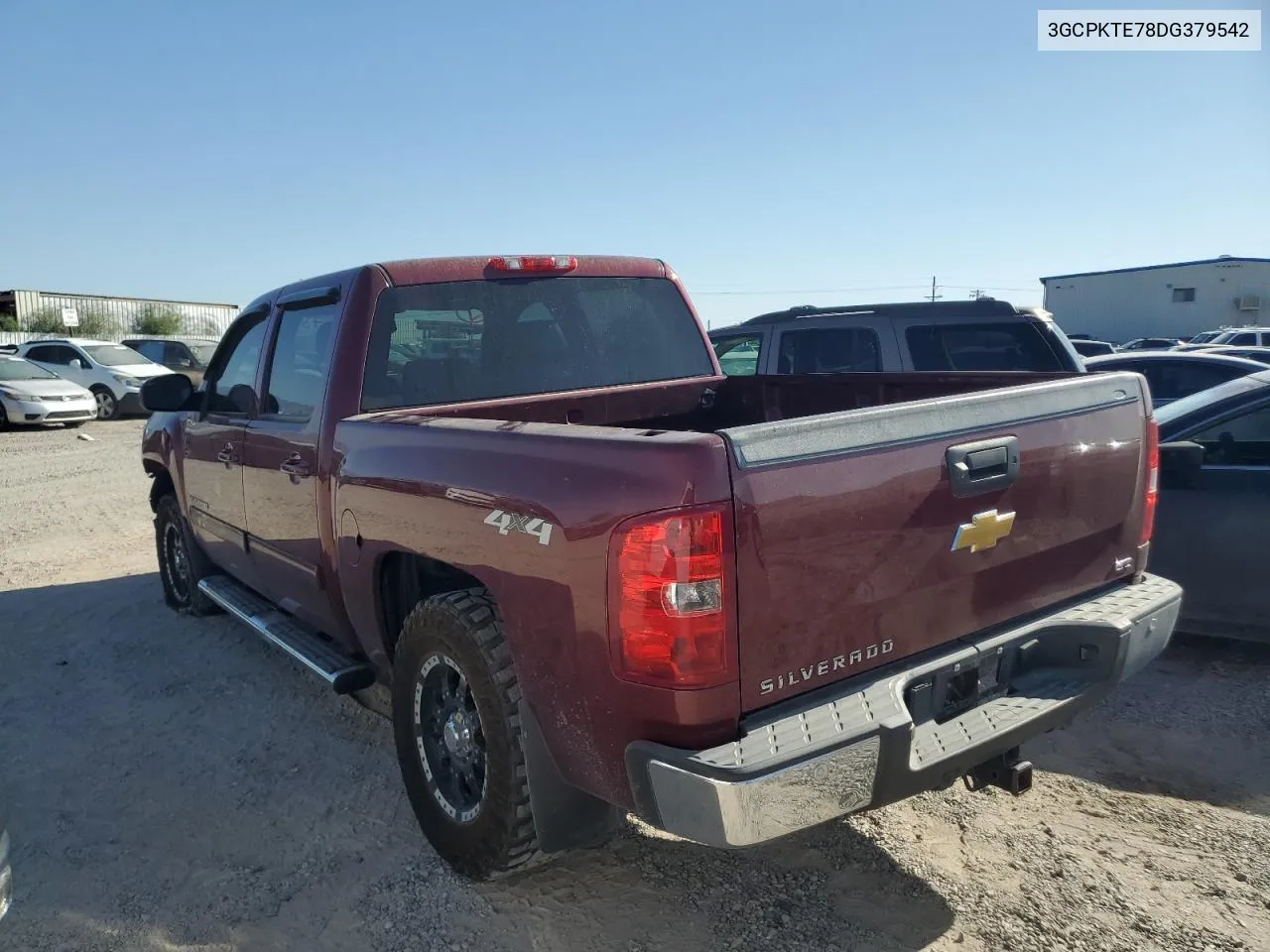 2013 Chevrolet Silverado K1500 Ltz VIN: 3GCPKTE78DG379542 Lot: 73858794