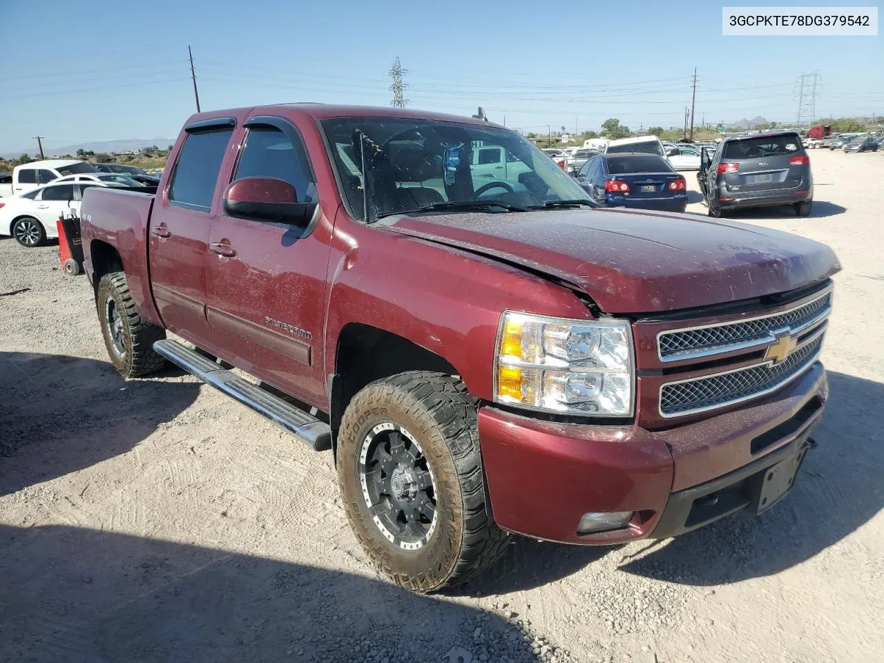 2013 Chevrolet Silverado K1500 Ltz VIN: 3GCPKTE78DG379542 Lot: 73858794