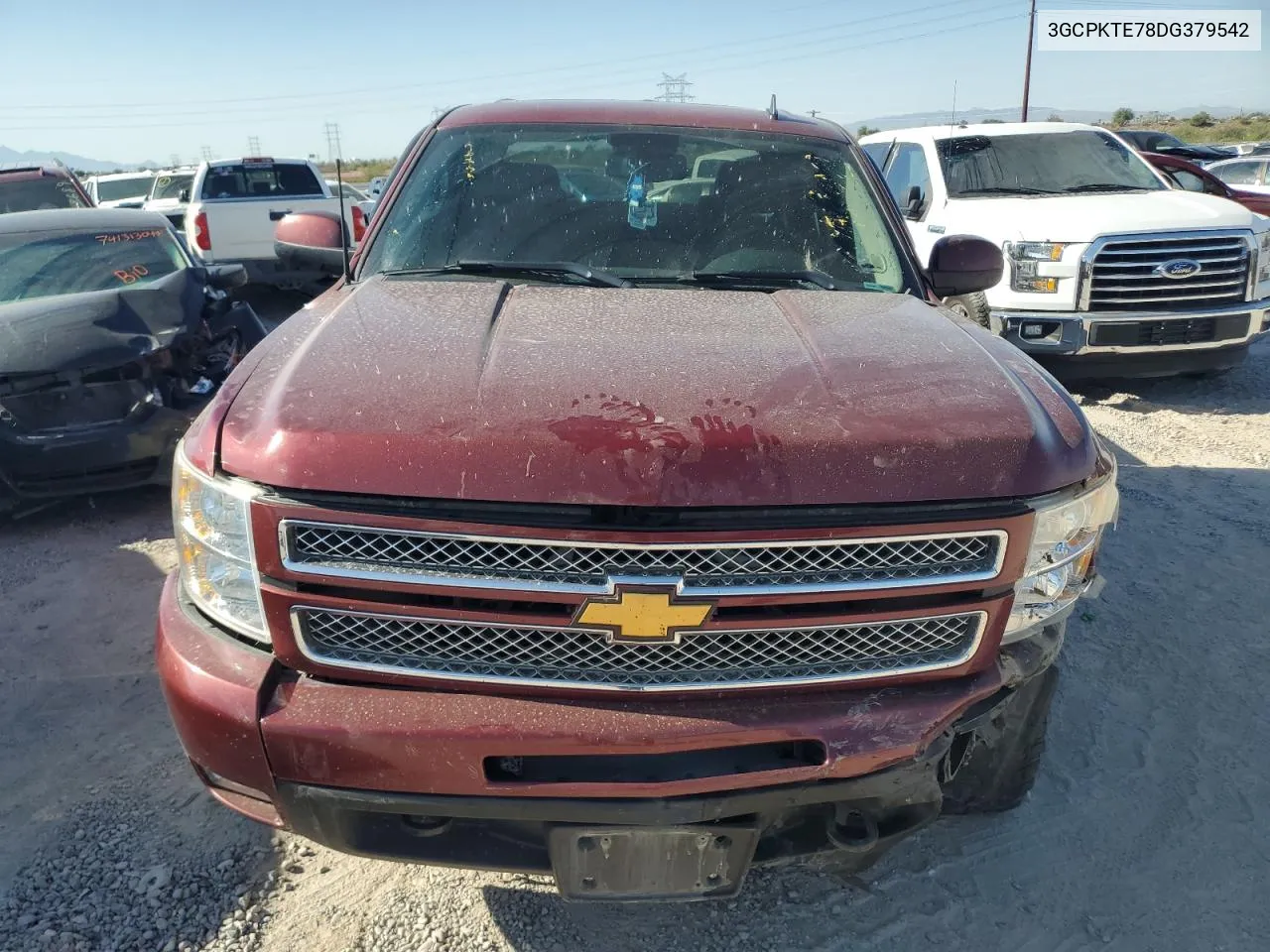 2013 Chevrolet Silverado K1500 Ltz VIN: 3GCPKTE78DG379542 Lot: 73858794