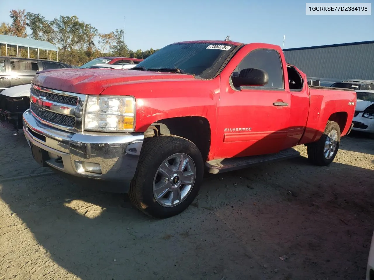 2013 Chevrolet Silverado K1500 Lt VIN: 1GCRKSE77DZ384198 Lot: 73893604