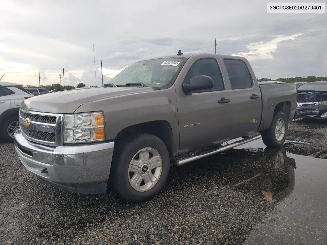 2013 Chevrolet Silverado C1500 Lt VIN: 3GCPCSE02DG279401 Lot: 73989634