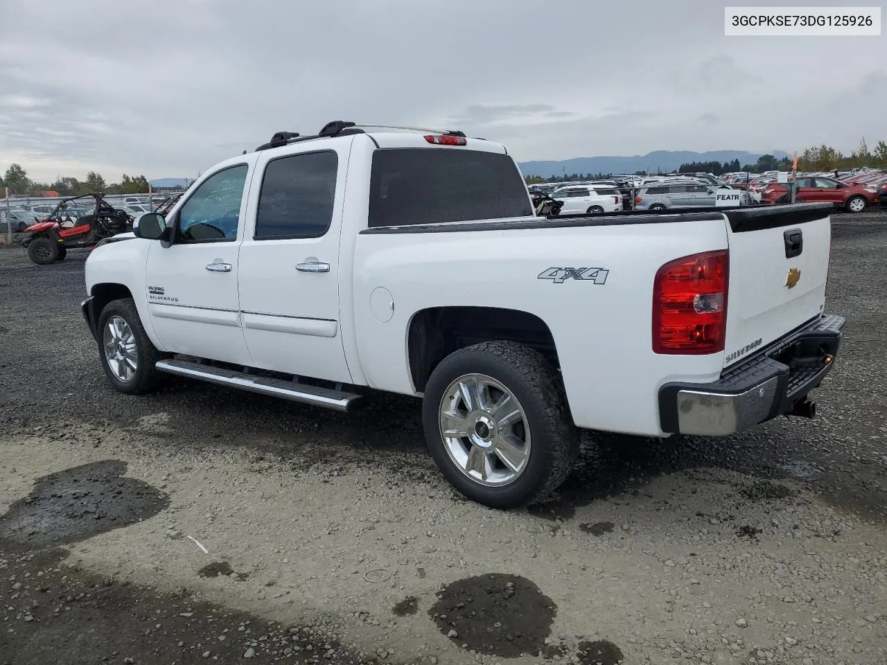 2013 Chevrolet Silverado K1500 Lt VIN: 3GCPKSE73DG125926 Lot: 74052324