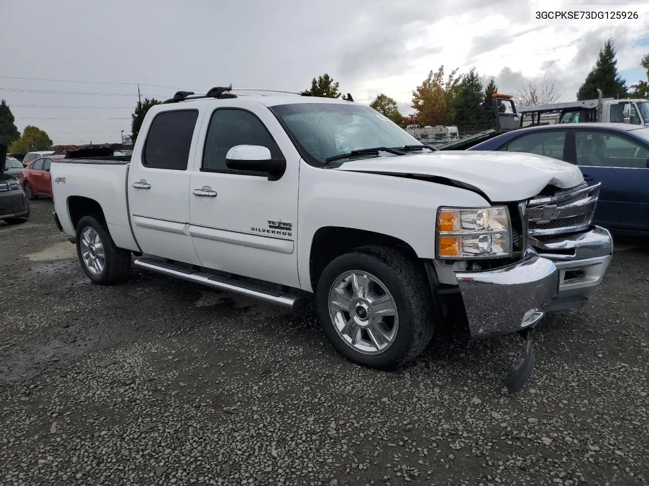 2013 Chevrolet Silverado K1500 Lt VIN: 3GCPKSE73DG125926 Lot: 74052324