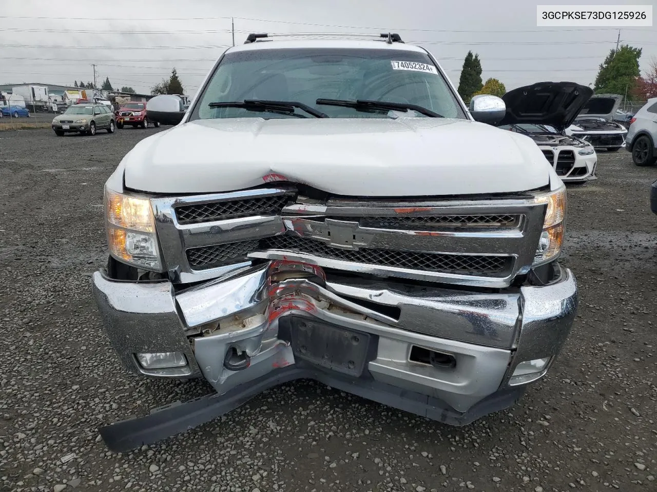 2013 Chevrolet Silverado K1500 Lt VIN: 3GCPKSE73DG125926 Lot: 74052324