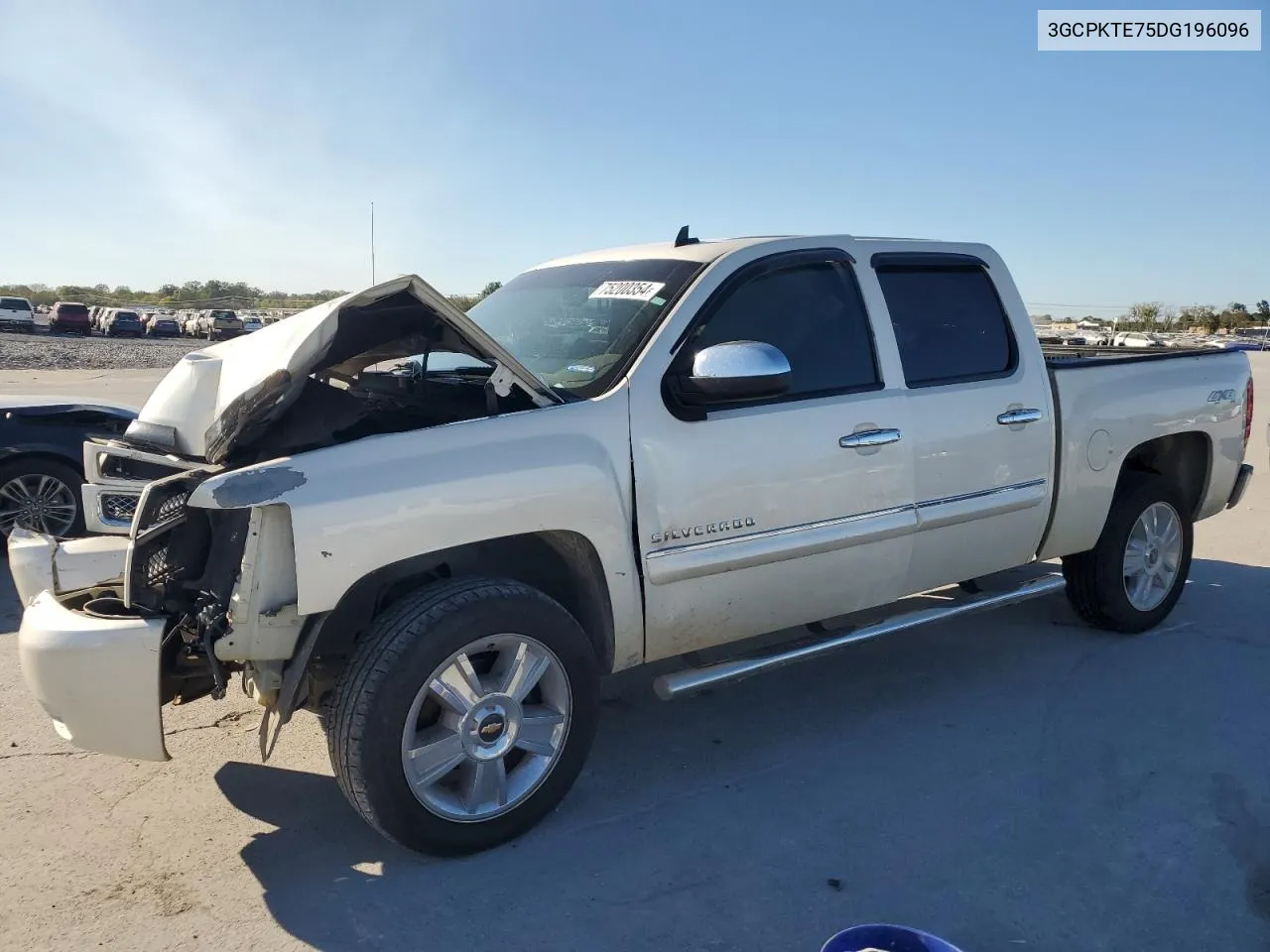 2013 Chevrolet Silverado K1500 Ltz VIN: 3GCPKTE75DG196096 Lot: 75200354