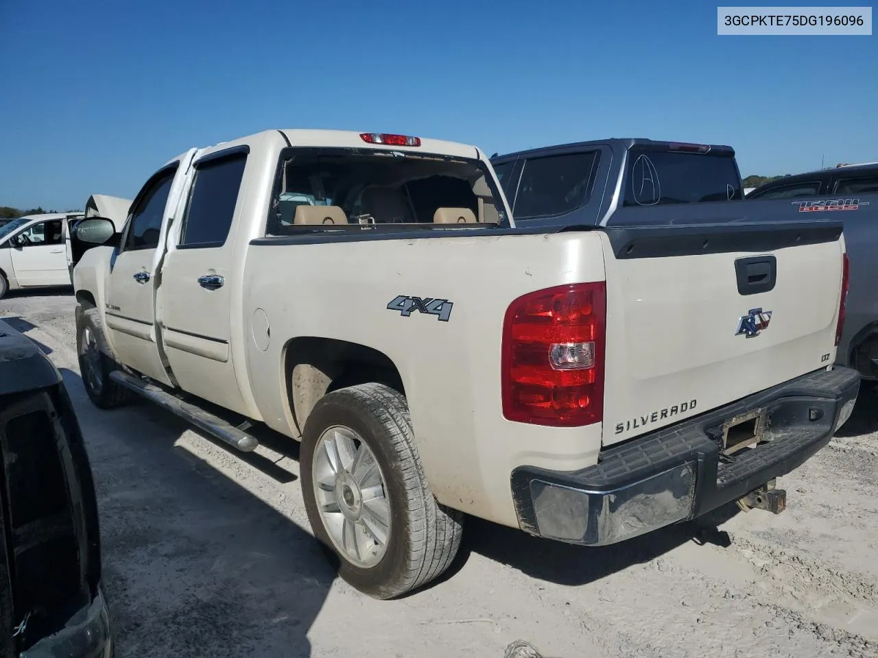 2013 Chevrolet Silverado K1500 Ltz VIN: 3GCPKTE75DG196096 Lot: 75200354