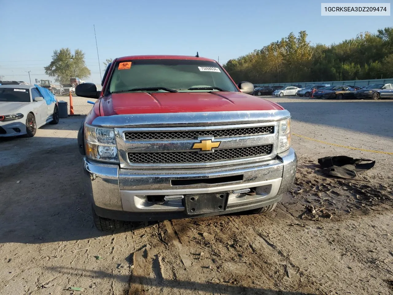 2013 Chevrolet Silverado K1500 Lt VIN: 1GCRKSEA3DZ209474 Lot: 75268034