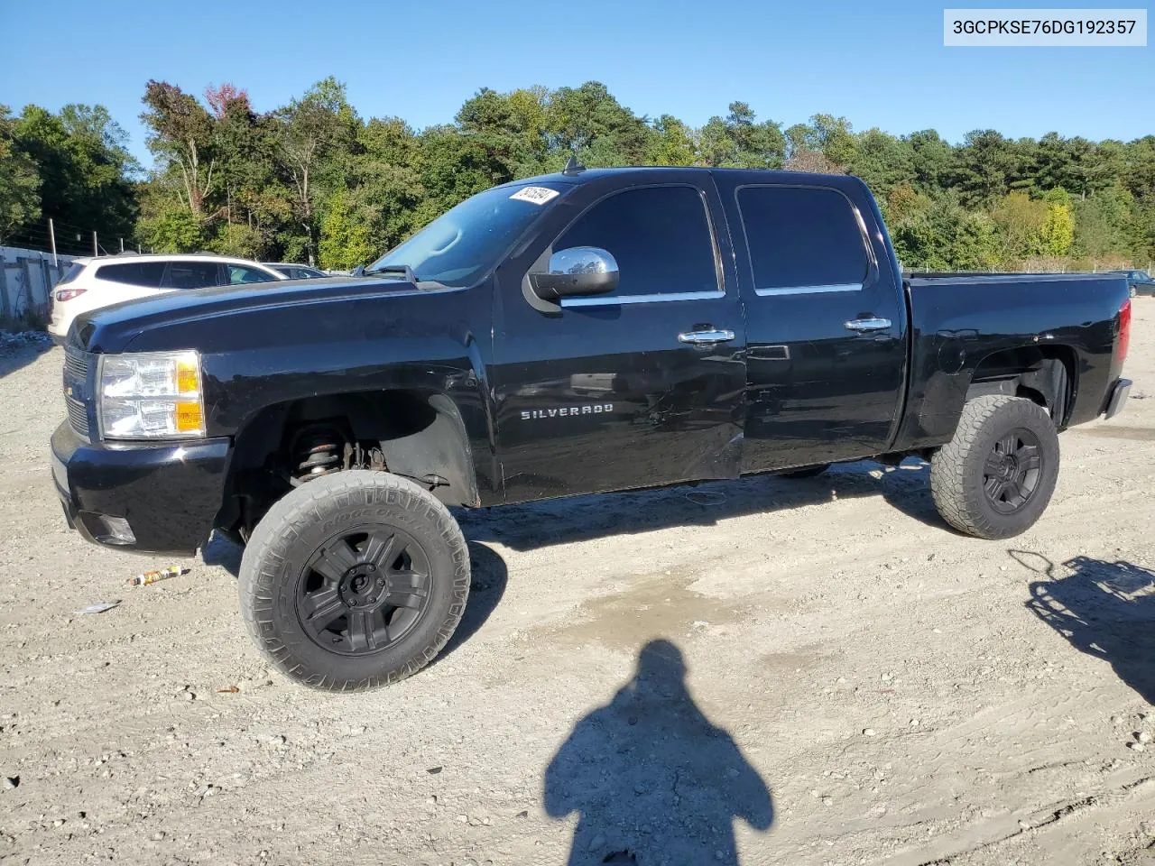 2013 Chevrolet Silverado K1500 Lt VIN: 3GCPKSE76DG192357 Lot: 75415394