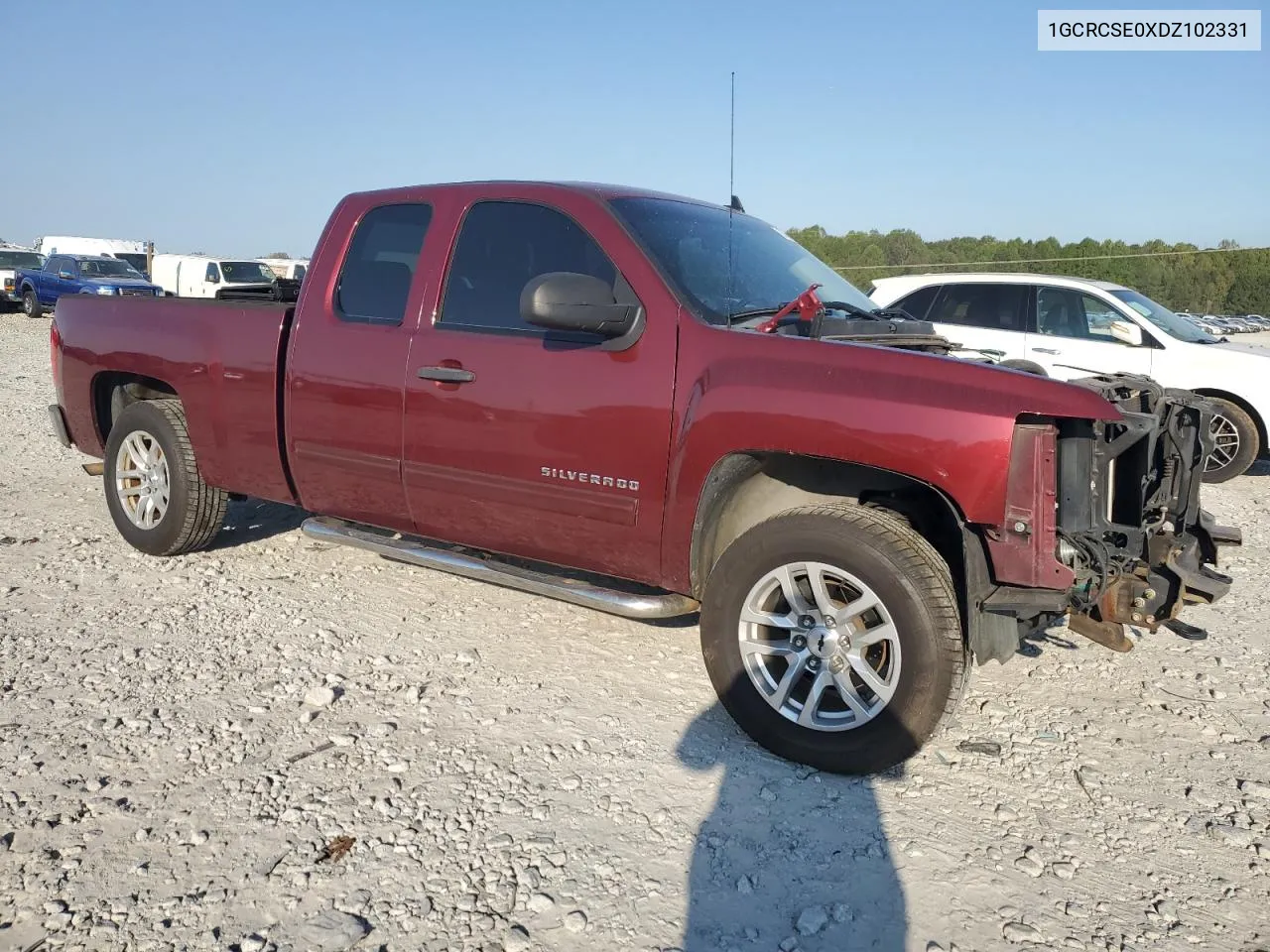 2013 Chevrolet Silverado C1500 Lt VIN: 1GCRCSE0XDZ102331 Lot: 75829884