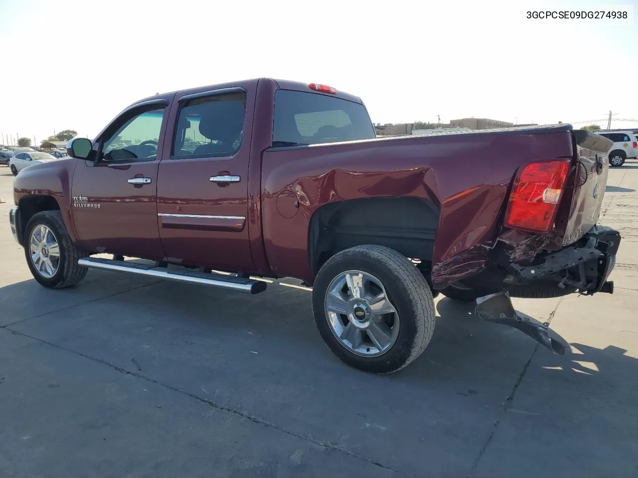 2013 Chevrolet Silverado C1500 Lt VIN: 3GCPCSE09DG274938 Lot: 75987624