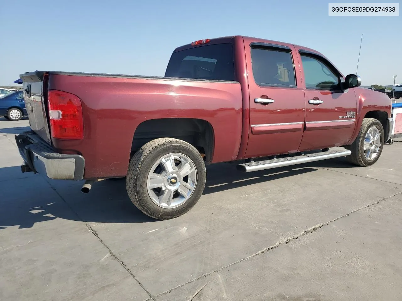 2013 Chevrolet Silverado C1500 Lt VIN: 3GCPCSE09DG274938 Lot: 75987624