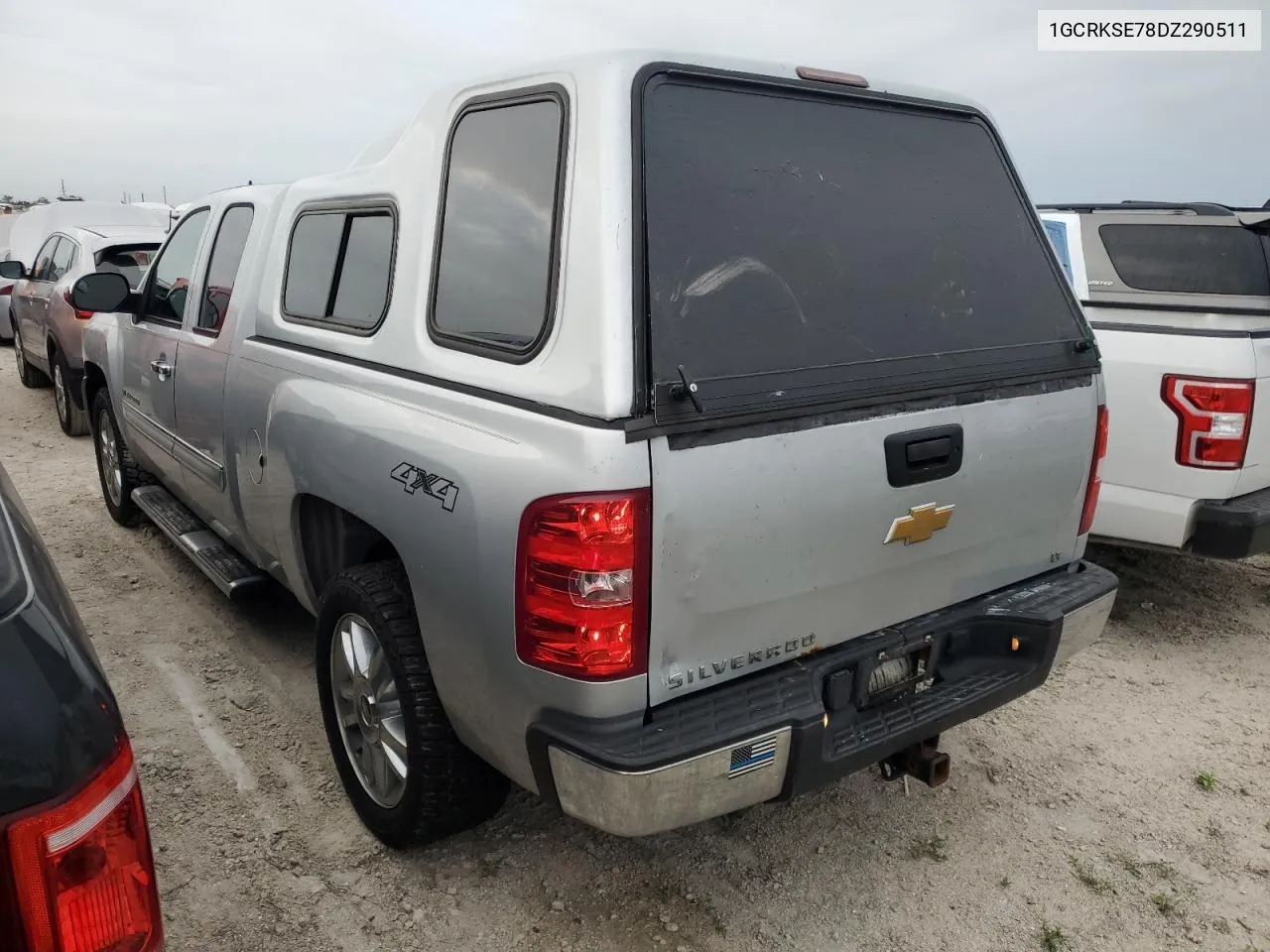 2013 Chevrolet Silverado K1500 Lt VIN: 1GCRKSE78DZ290511 Lot: 76022854