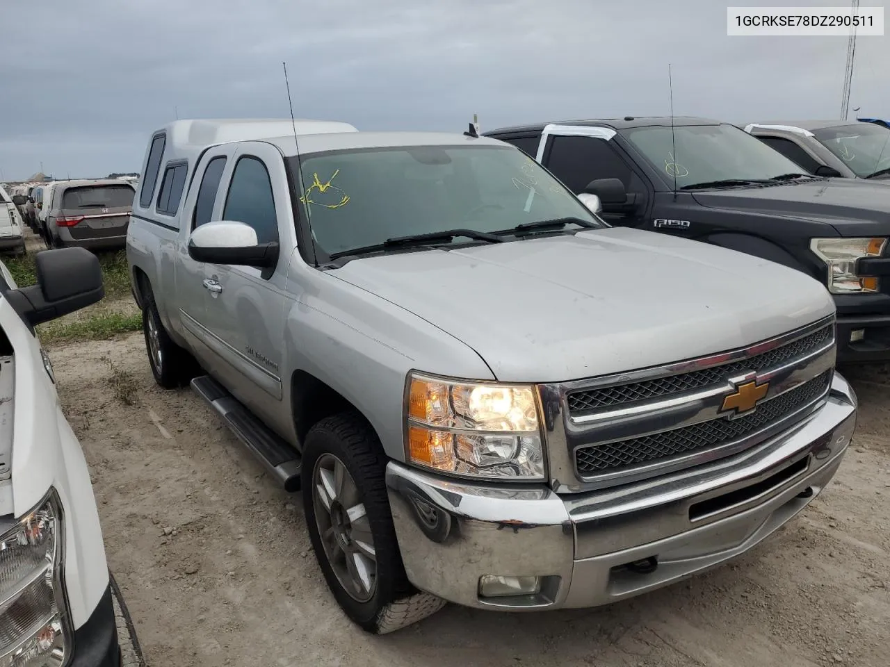 2013 Chevrolet Silverado K1500 Lt VIN: 1GCRKSE78DZ290511 Lot: 76022854