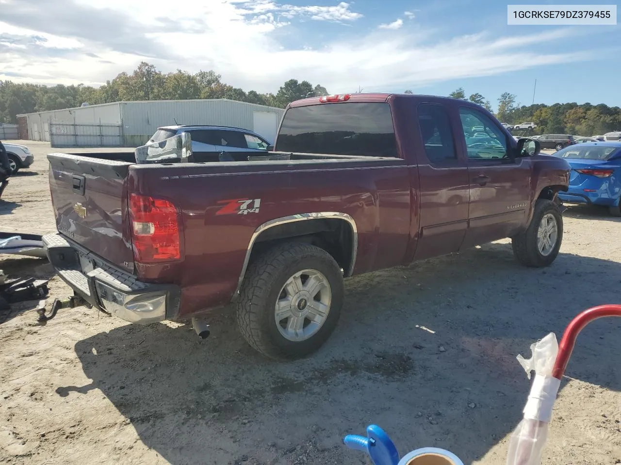 2013 Chevrolet Silverado K1500 Lt VIN: 1GCRKSE79DZ379455 Lot: 76380724