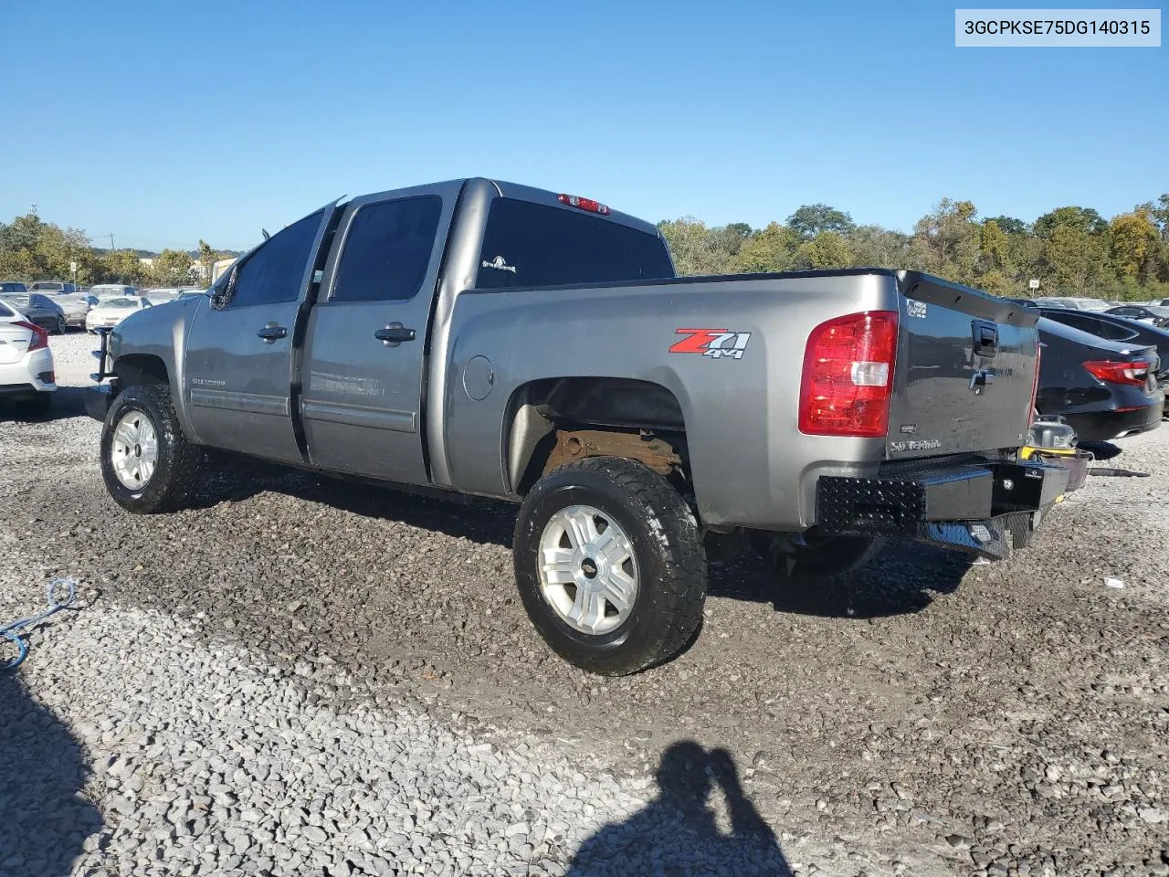 3GCPKSE75DG140315 2013 Chevrolet Silverado K1500 Lt