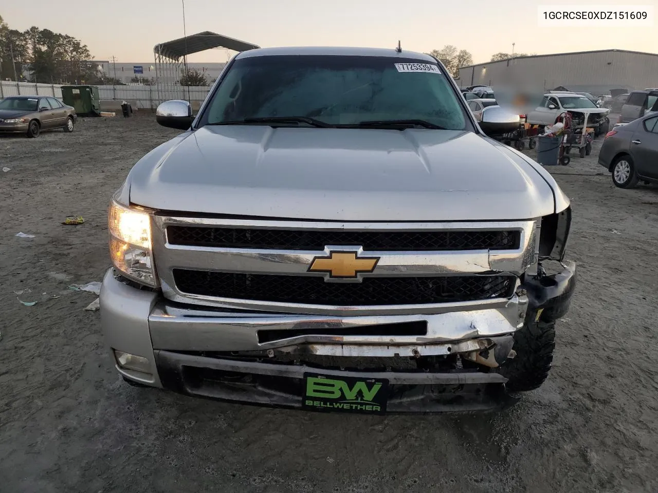 2013 Chevrolet Silverado C1500 Lt VIN: 1GCRCSE0XDZ151609 Lot: 77253394