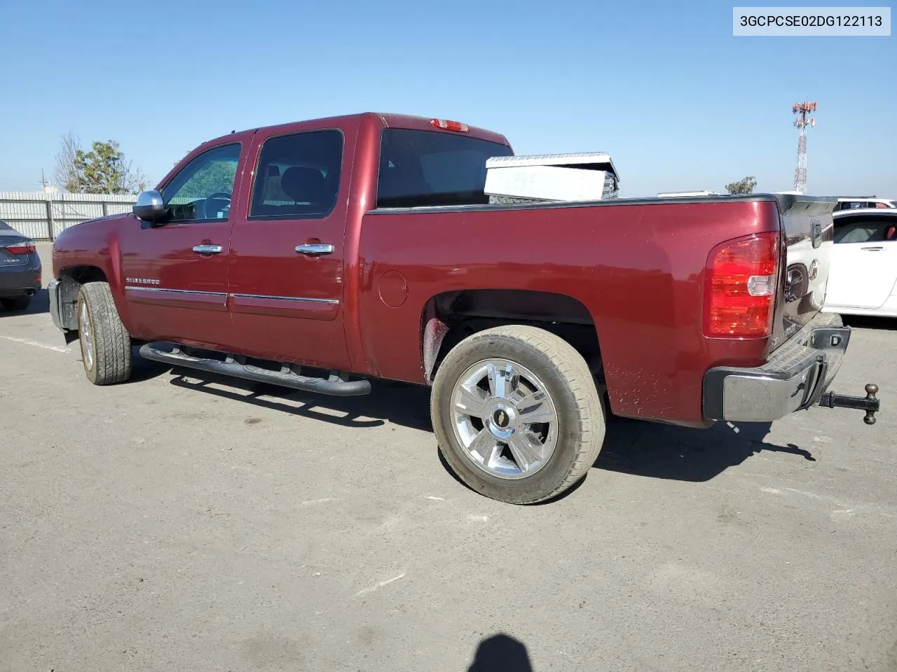 2013 Chevrolet Silverado C1500 Lt VIN: 3GCPCSE02DG122113 Lot: 77357474