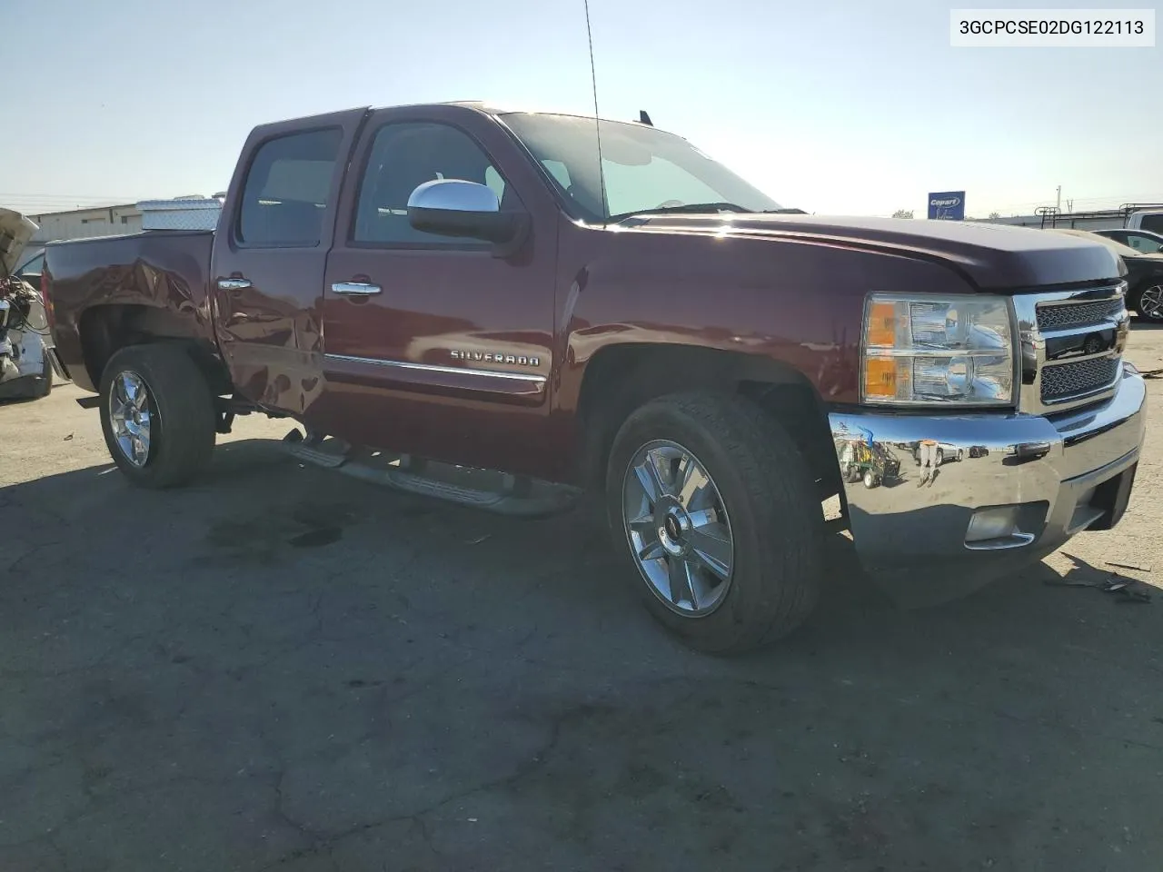 2013 Chevrolet Silverado C1500 Lt VIN: 3GCPCSE02DG122113 Lot: 77357474