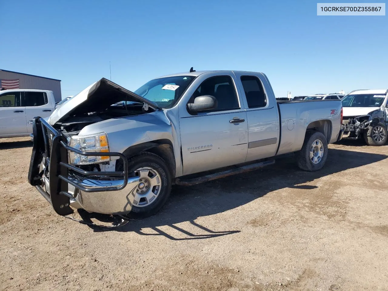 2013 Chevrolet Silverado K1500 Lt VIN: 1GCRKSE70DZ355867 Lot: 77428594