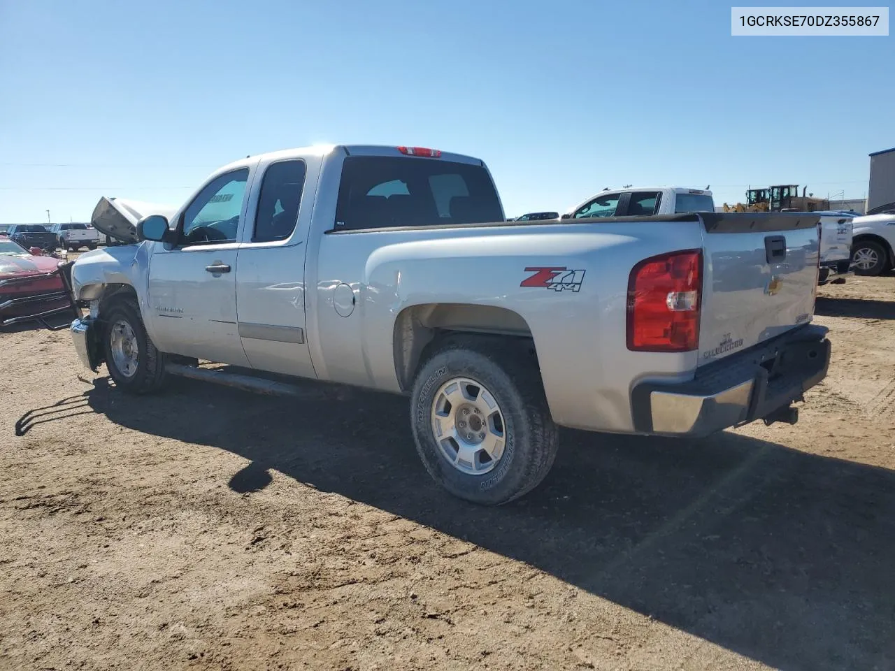 2013 Chevrolet Silverado K1500 Lt VIN: 1GCRKSE70DZ355867 Lot: 77428594