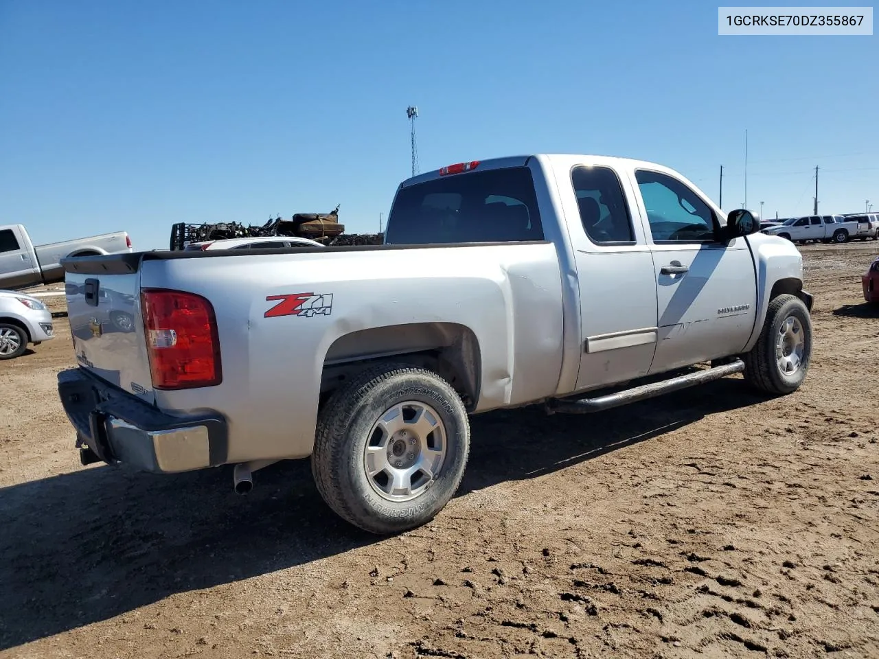 2013 Chevrolet Silverado K1500 Lt VIN: 1GCRKSE70DZ355867 Lot: 77428594