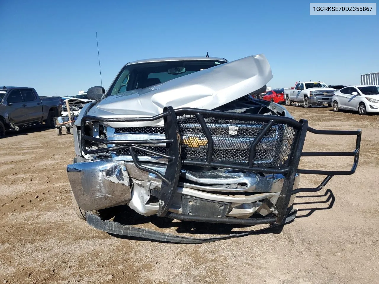 2013 Chevrolet Silverado K1500 Lt VIN: 1GCRKSE70DZ355867 Lot: 77428594