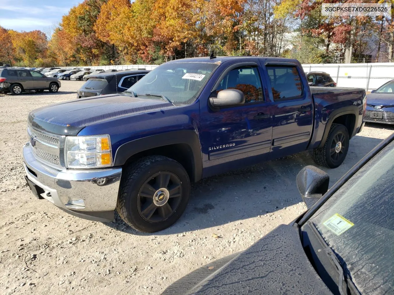 2013 Chevrolet Silverado K1500 Lt VIN: 3GCPKSE7XDG226526 Lot: 77444274