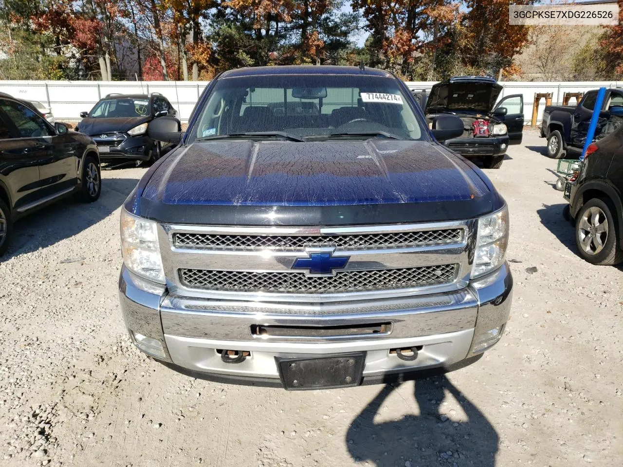 2013 Chevrolet Silverado K1500 Lt VIN: 3GCPKSE7XDG226526 Lot: 77444274