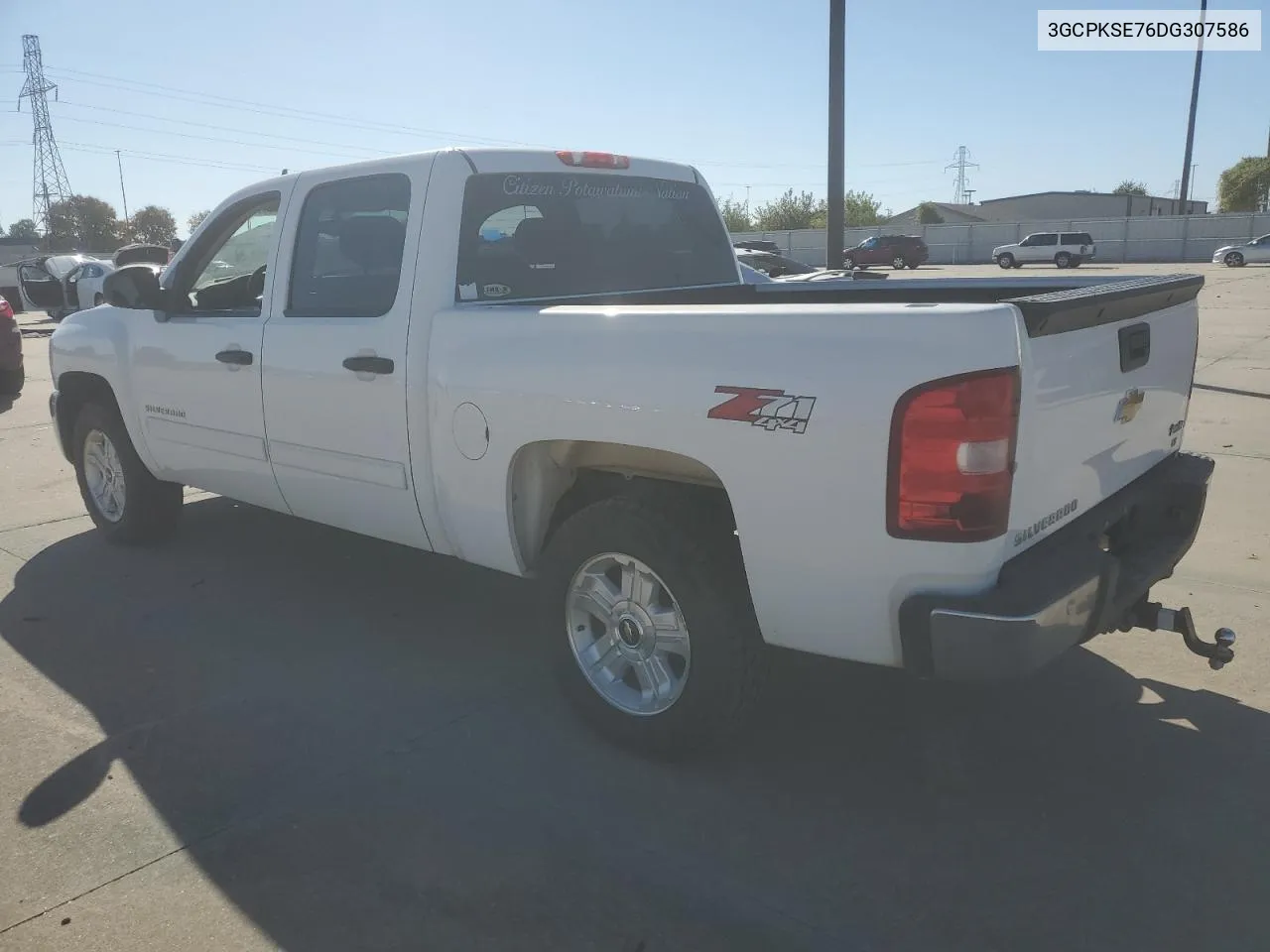 2013 Chevrolet Silverado K1500 Lt VIN: 3GCPKSE76DG307586 Lot: 77458594