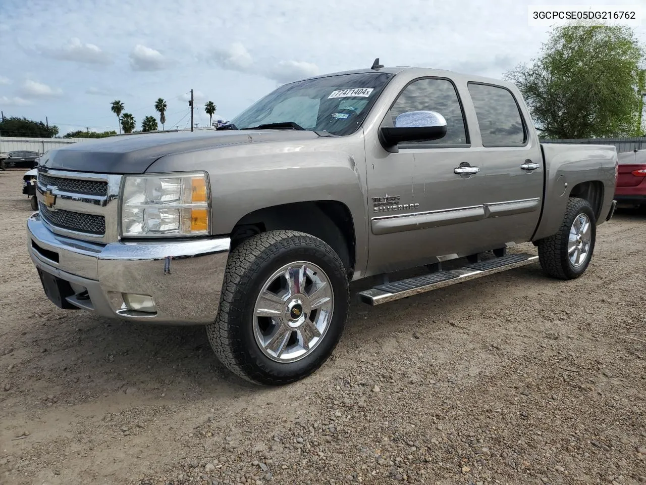 2013 Chevrolet Silverado C1500 Lt VIN: 3GCPCSE05DG216762 Lot: 77471404