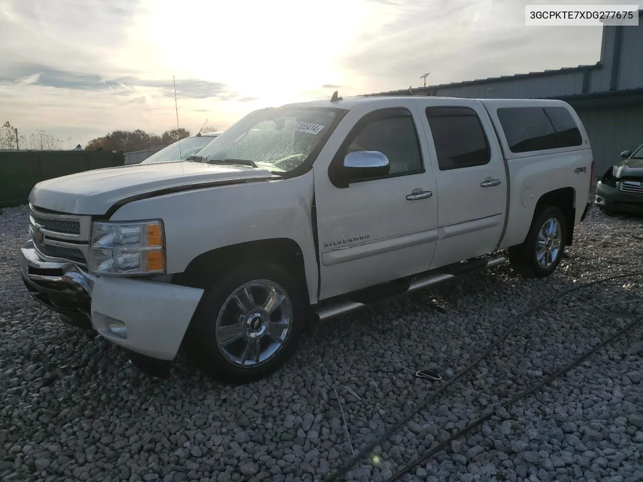 2013 Chevrolet Silverado K1500 Ltz VIN: 3GCPKTE7XDG277675 Lot: 77855414