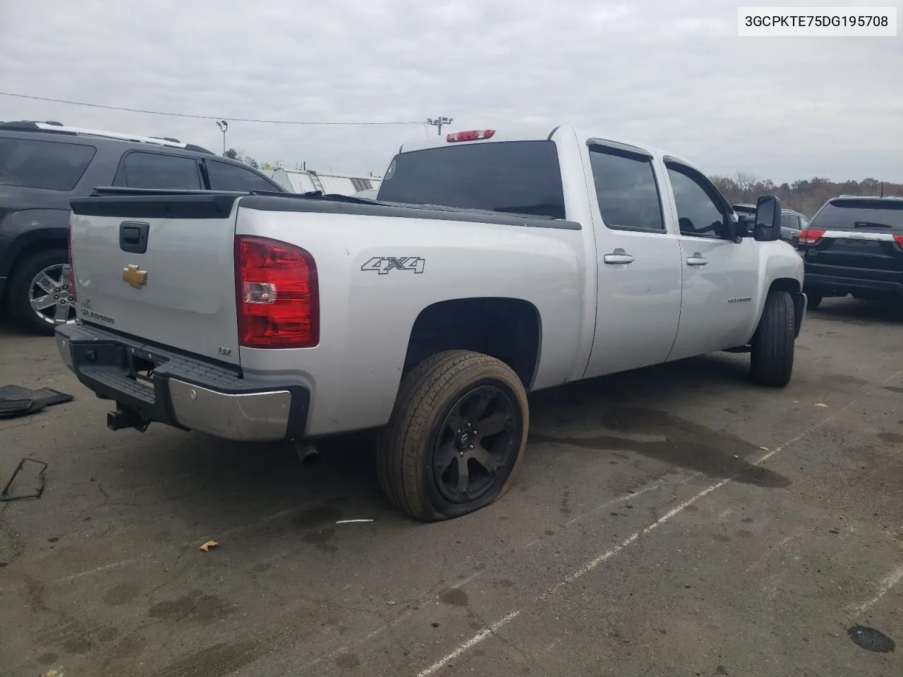 2013 Chevrolet Silverado K1500 Ltz VIN: 3GCPKTE75DG195708 Lot: 77966984