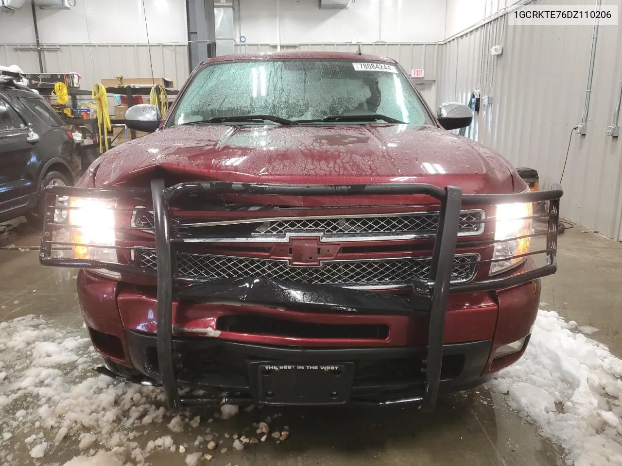 2013 Chevrolet Silverado K1500 Ltz VIN: 1GCRKTE76DZ110206 Lot: 78084244