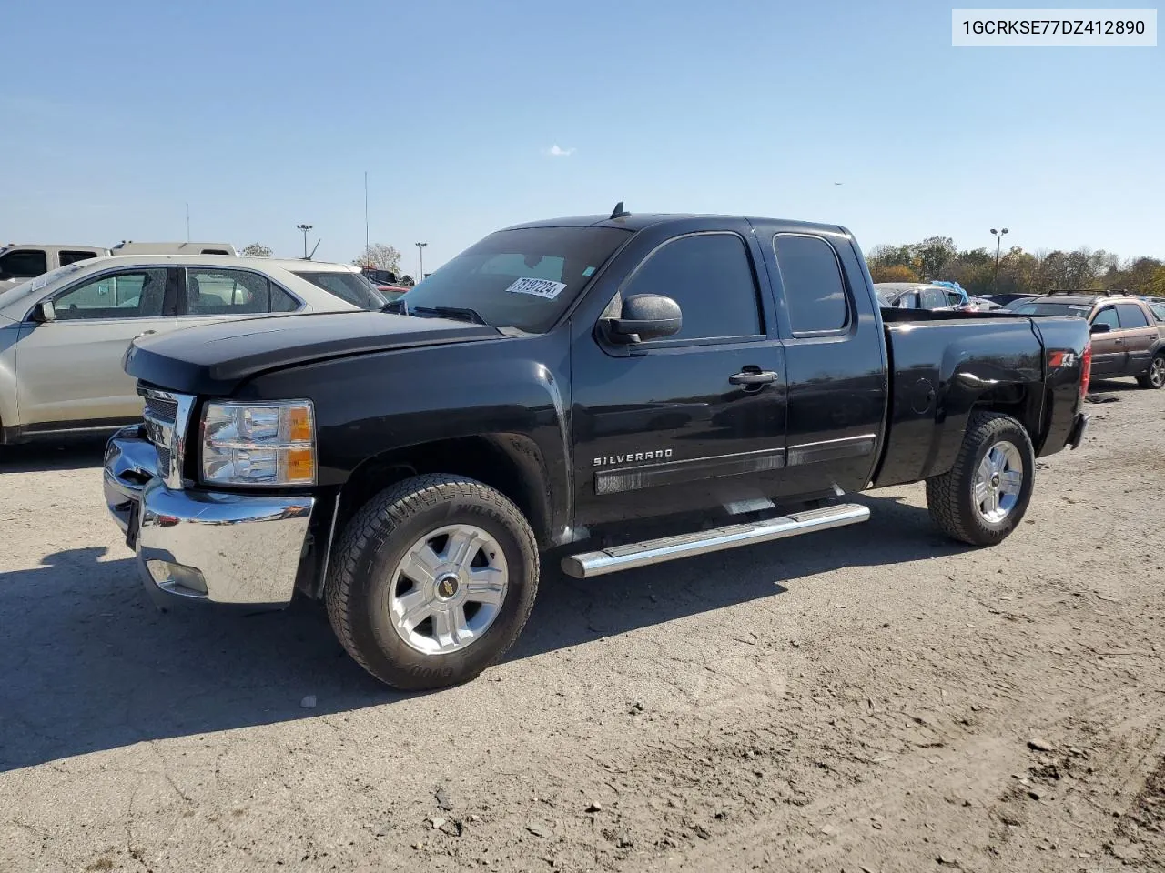 2013 Chevrolet Silverado K1500 Lt VIN: 1GCRKSE77DZ412890 Lot: 78197224