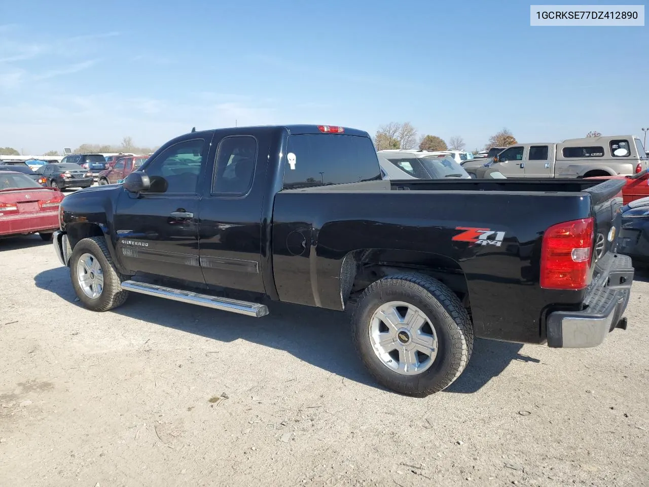 2013 Chevrolet Silverado K1500 Lt VIN: 1GCRKSE77DZ412890 Lot: 78197224