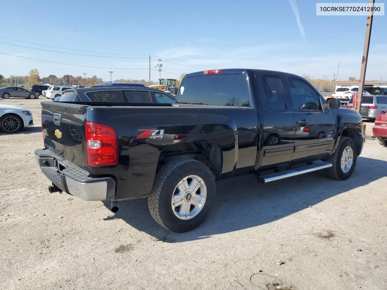 2013 Chevrolet Silverado K1500 Lt VIN: 1GCRKSE77DZ412890 Lot: 78197224