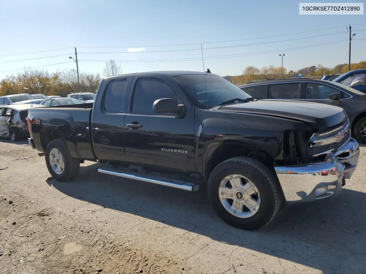 2013 Chevrolet Silverado K1500 Lt VIN: 1GCRKSE77DZ412890 Lot: 78197224