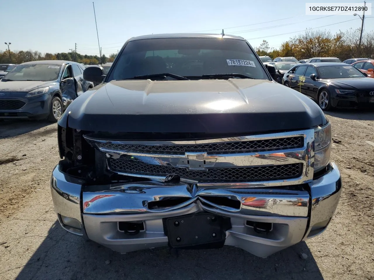 2013 Chevrolet Silverado K1500 Lt VIN: 1GCRKSE77DZ412890 Lot: 78197224