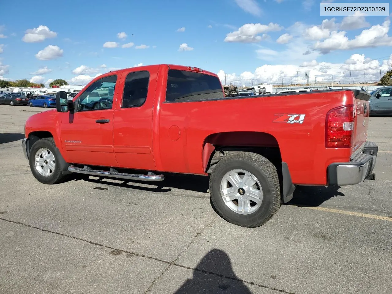 2013 Chevrolet Silverado K1500 Lt VIN: 1GCRKSE72DZ350539 Lot: 78259804