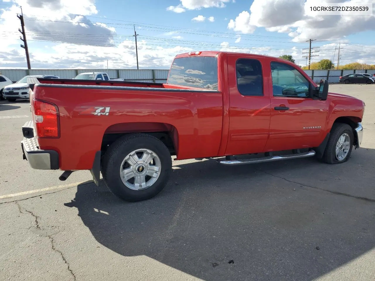 2013 Chevrolet Silverado K1500 Lt VIN: 1GCRKSE72DZ350539 Lot: 78259804