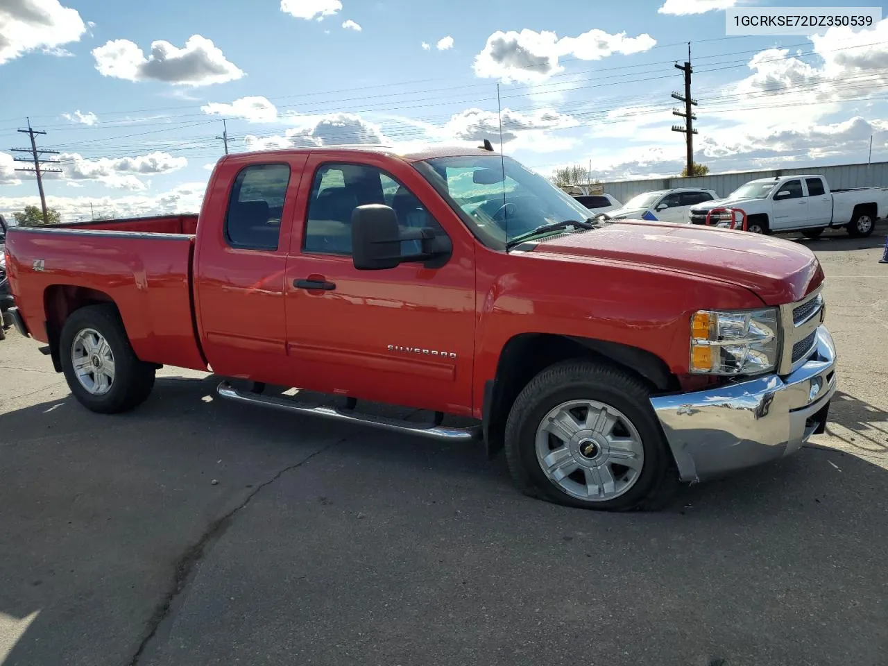 2013 Chevrolet Silverado K1500 Lt VIN: 1GCRKSE72DZ350539 Lot: 78259804