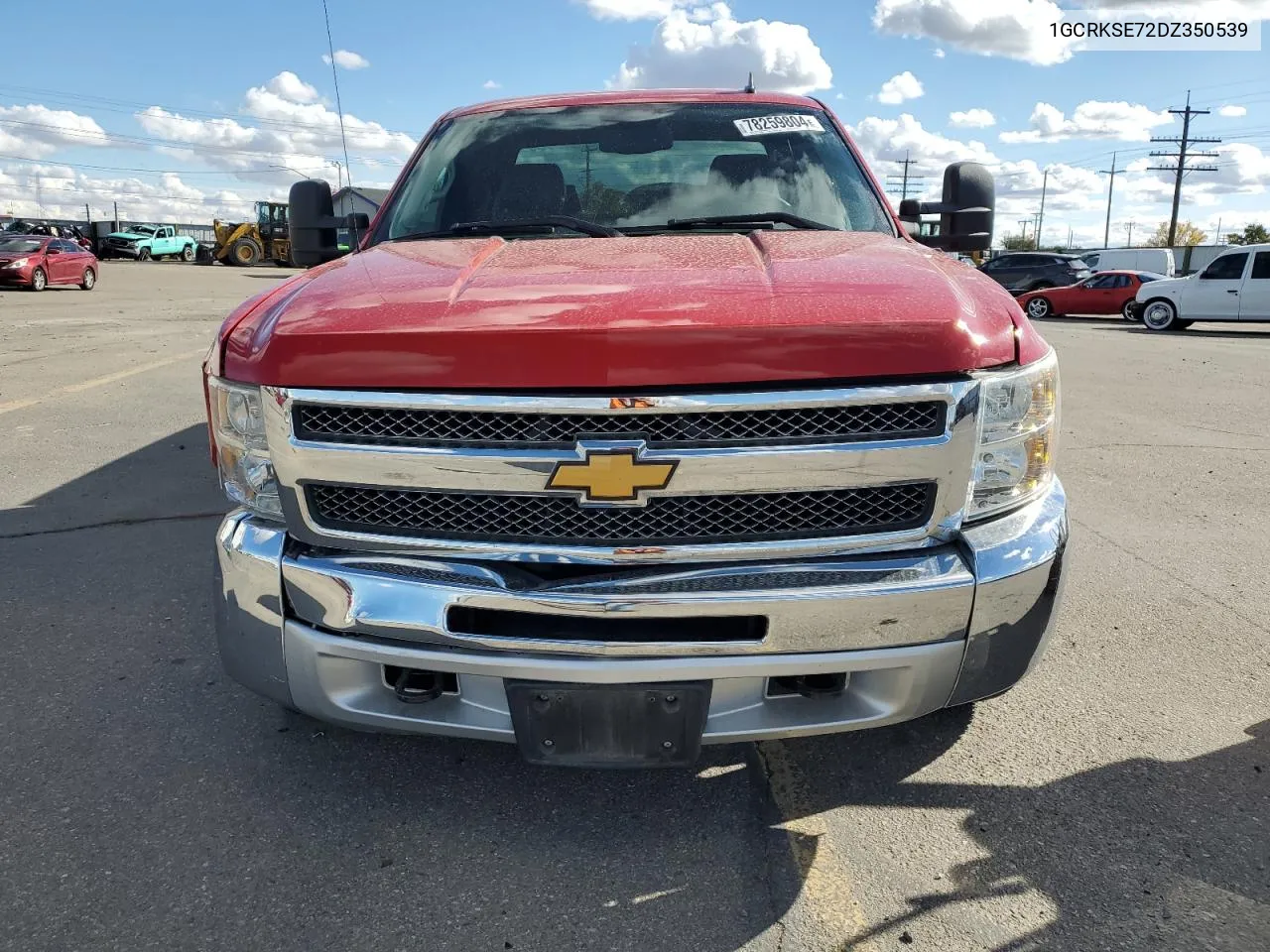 2013 Chevrolet Silverado K1500 Lt VIN: 1GCRKSE72DZ350539 Lot: 78259804