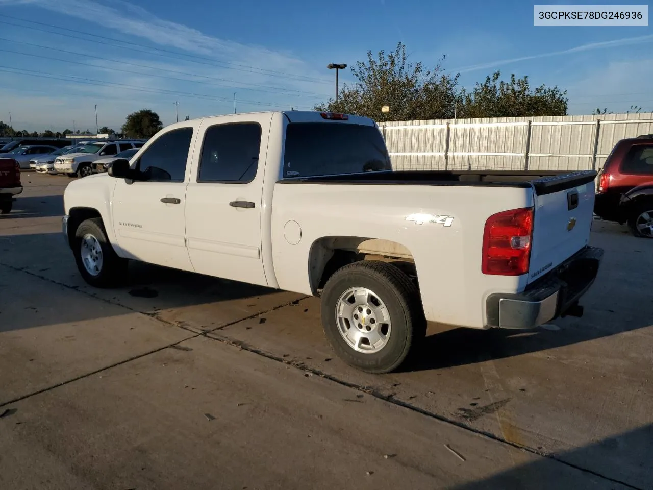 2013 Chevrolet Silverado K1500 Lt VIN: 3GCPKSE78DG246936 Lot: 78858414