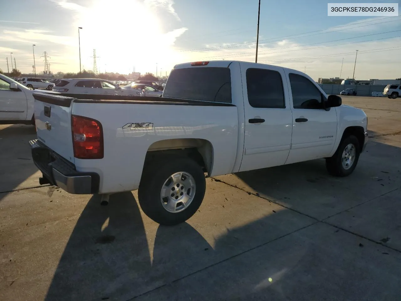 2013 Chevrolet Silverado K1500 Lt VIN: 3GCPKSE78DG246936 Lot: 78858414