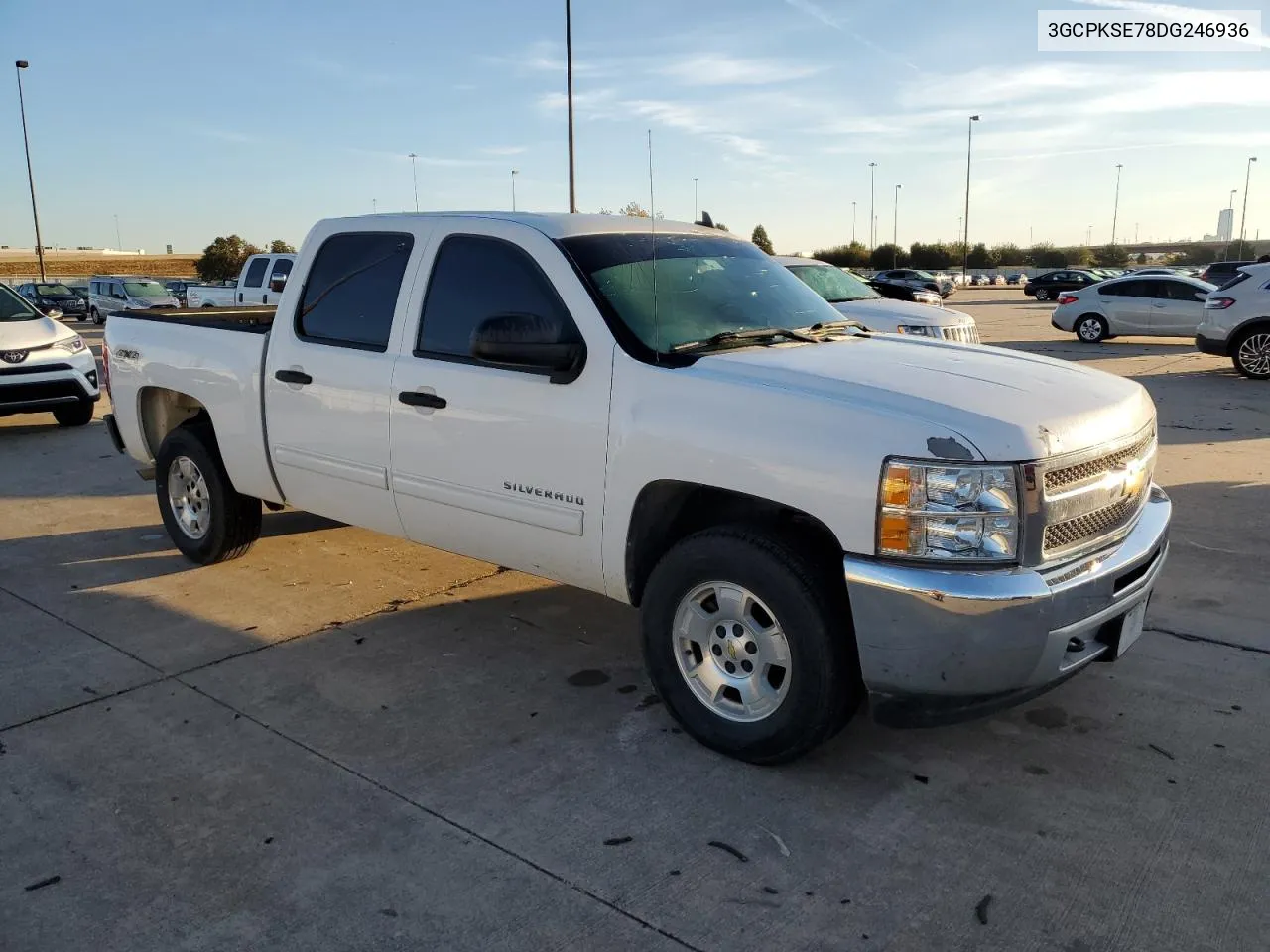 2013 Chevrolet Silverado K1500 Lt VIN: 3GCPKSE78DG246936 Lot: 78858414