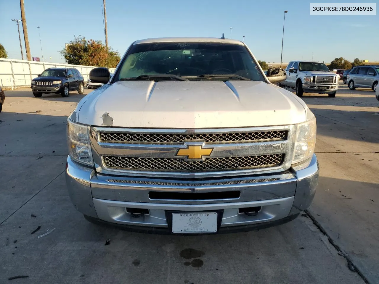 2013 Chevrolet Silverado K1500 Lt VIN: 3GCPKSE78DG246936 Lot: 78858414