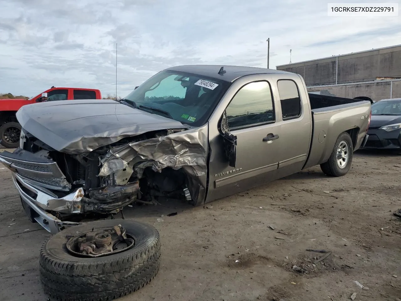 2013 Chevrolet Silverado K1500 Lt VIN: 1GCRKSE7XDZ229791 Lot: 79048294