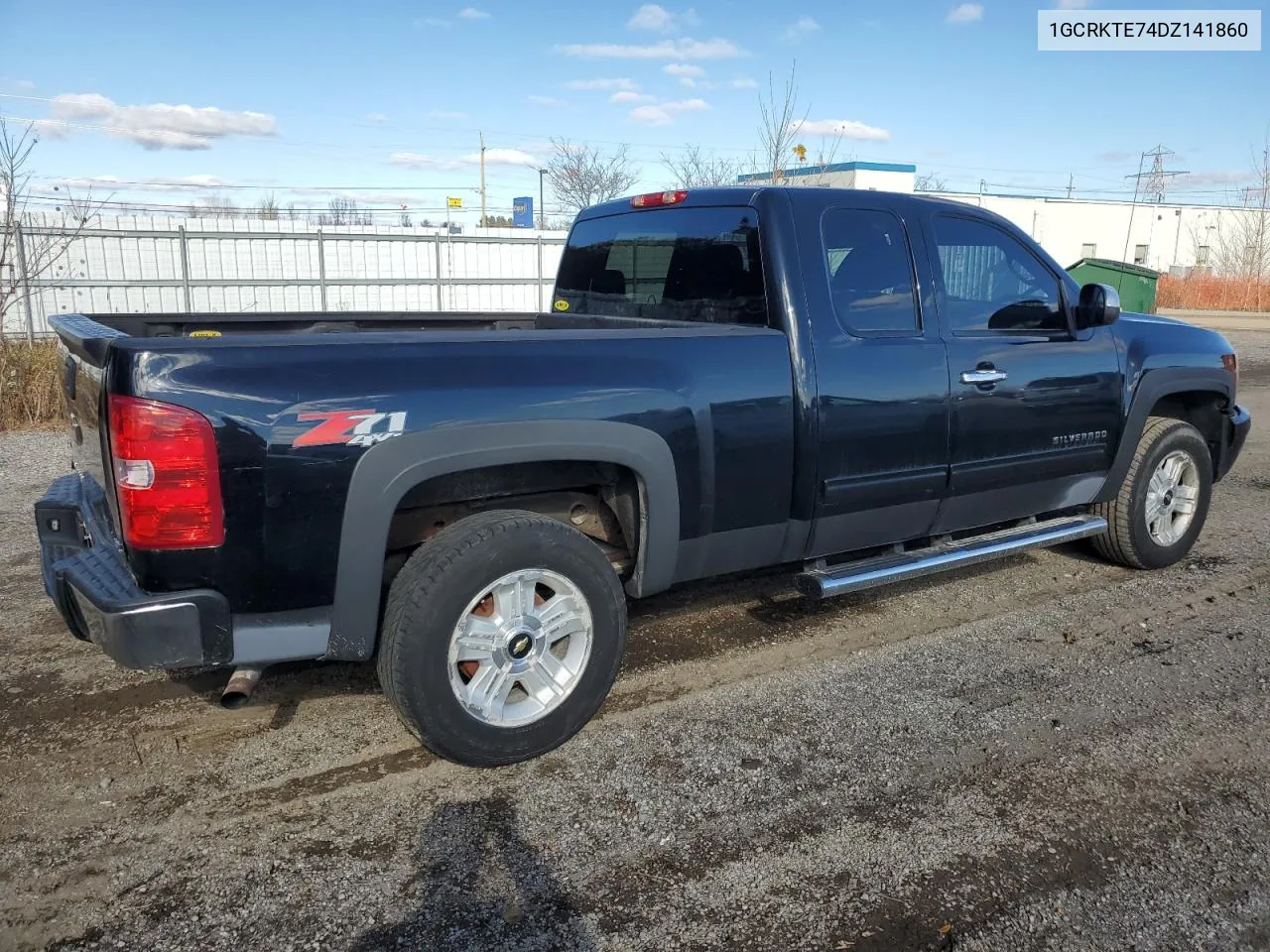 2013 Chevrolet Silverado K1500 Ltz VIN: 1GCRKTE74DZ141860 Lot: 79206624