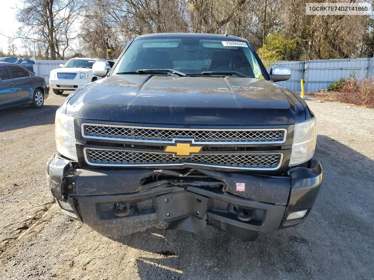 2013 Chevrolet Silverado K1500 Ltz VIN: 1GCRKTE74DZ141860 Lot: 79206624