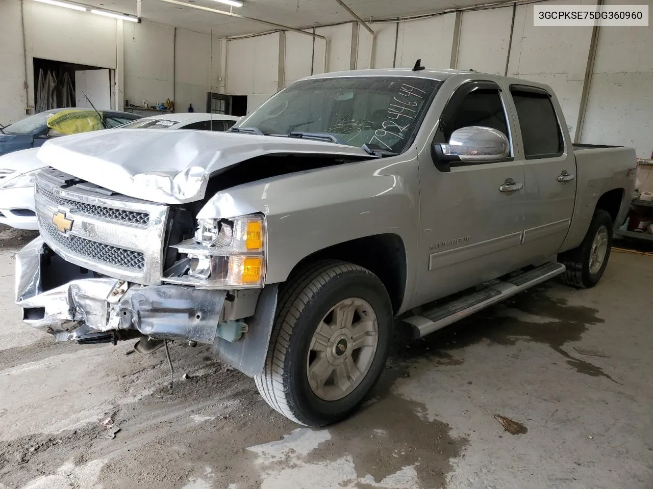 2013 Chevrolet Silverado K1500 Lt VIN: 3GCPKSE75DG360960 Lot: 79244644